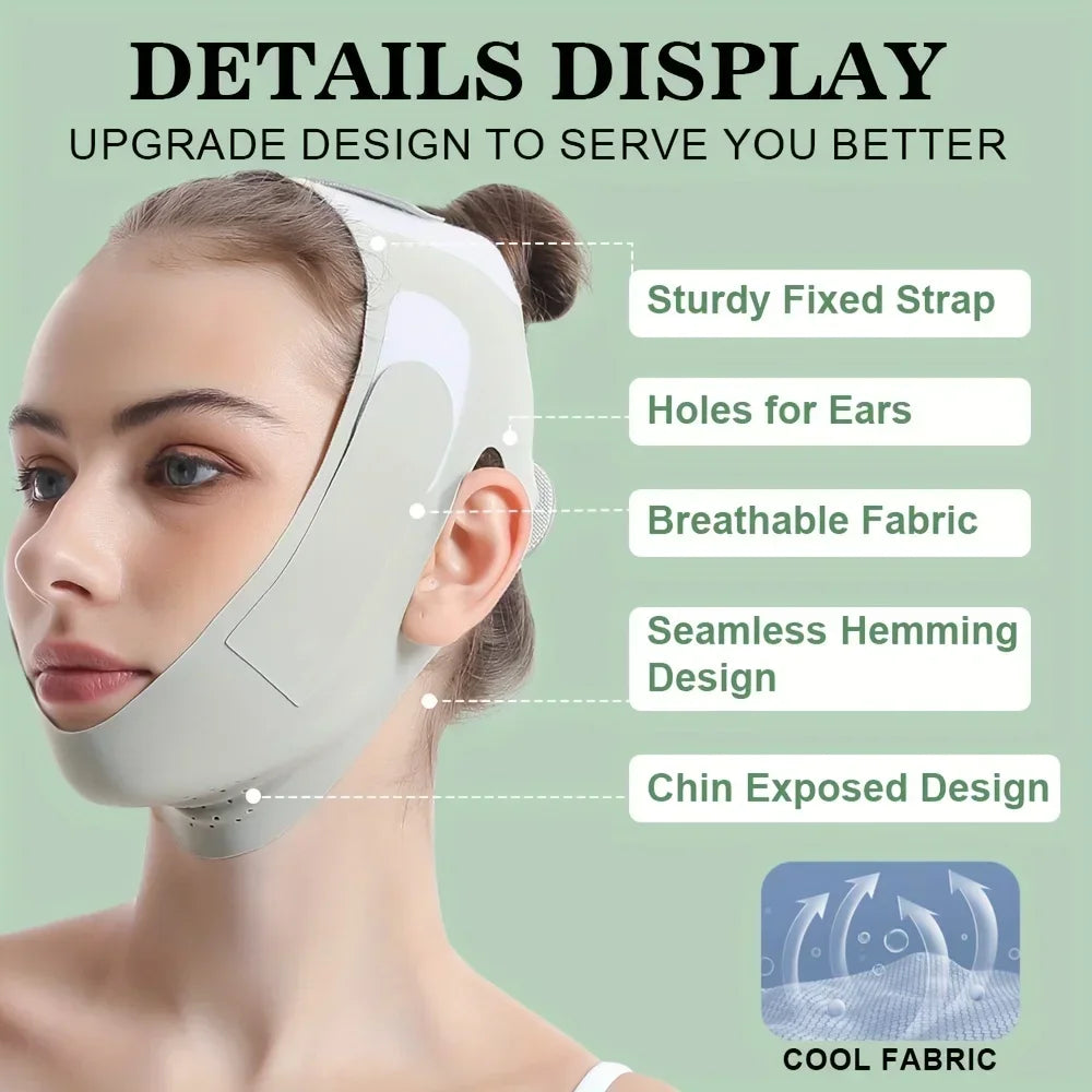 V-Line Face Slimming Strap | Chin & Cheek Lift Bandage Face Slimming Strap QXL