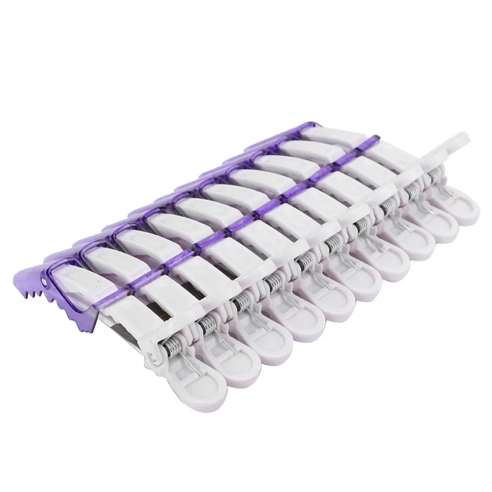 10-Pack Large Duckbill Hair Clips | ABS Salon Sectioning Clips Hair Sectioning Clips QXL