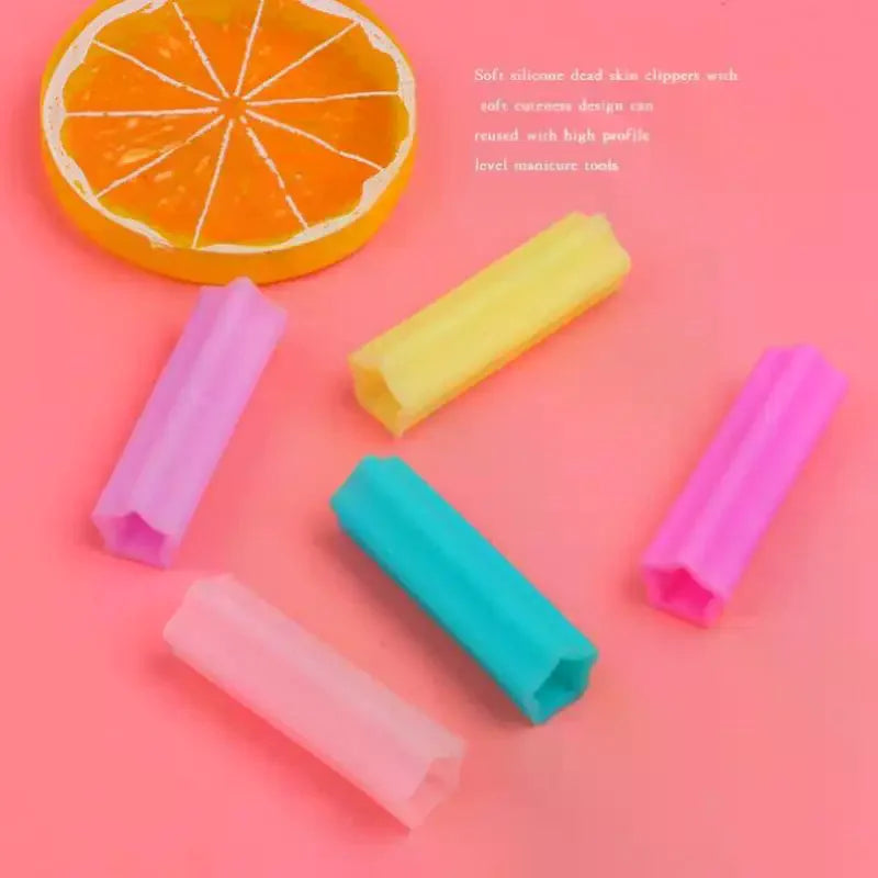 2-Pack Silicone Nipper Covers for Cuticle Scissors & Nippers Nail Tool Protector QXL