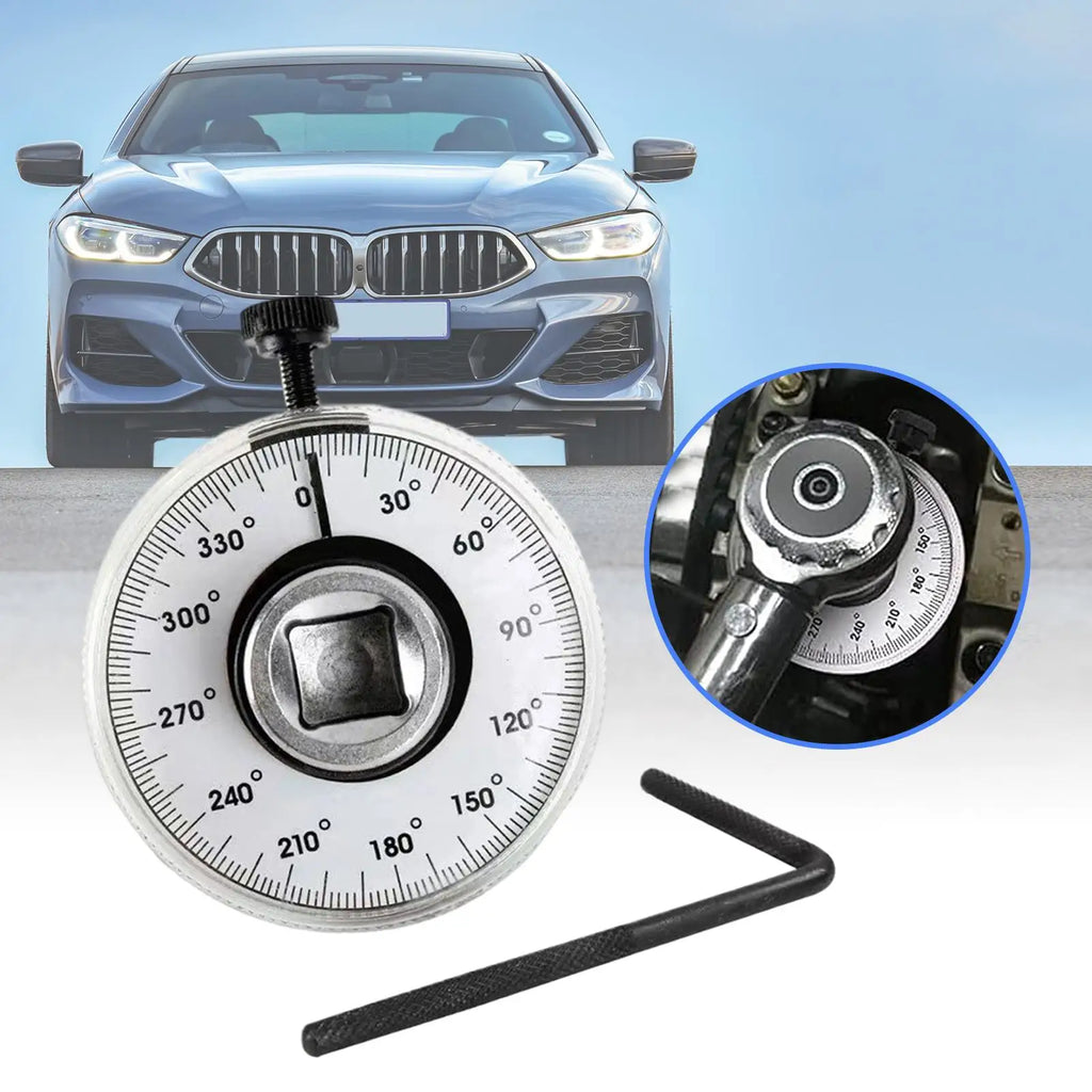 Torque Angle Gauge | CrV Dial Wrench Meter 0–330 Nm Torque Angle Gauge QXL