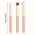 3-Pc Mushroom Sponge Makeup Brush Set – Concealer & Contour Sponge Makeup Brushes QXL 3PC Pink