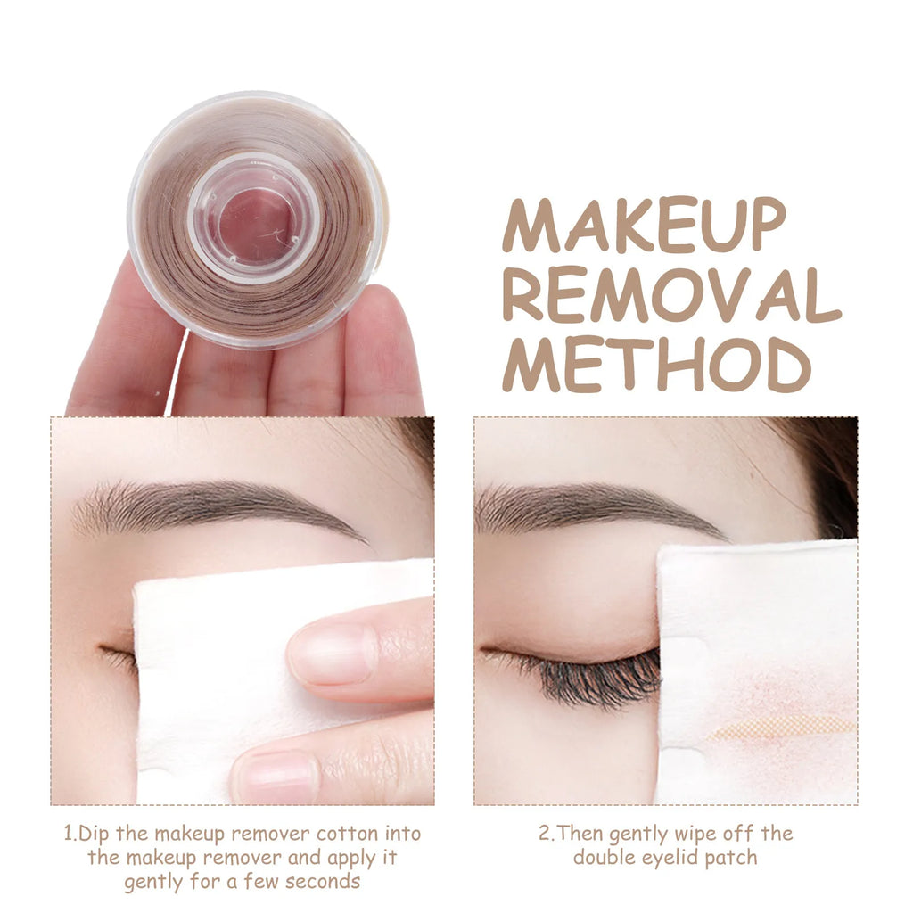 3-Roll Double Eyelid Tape Strips | Natural Lace Shaping Eyelid Shaping Tape QXL