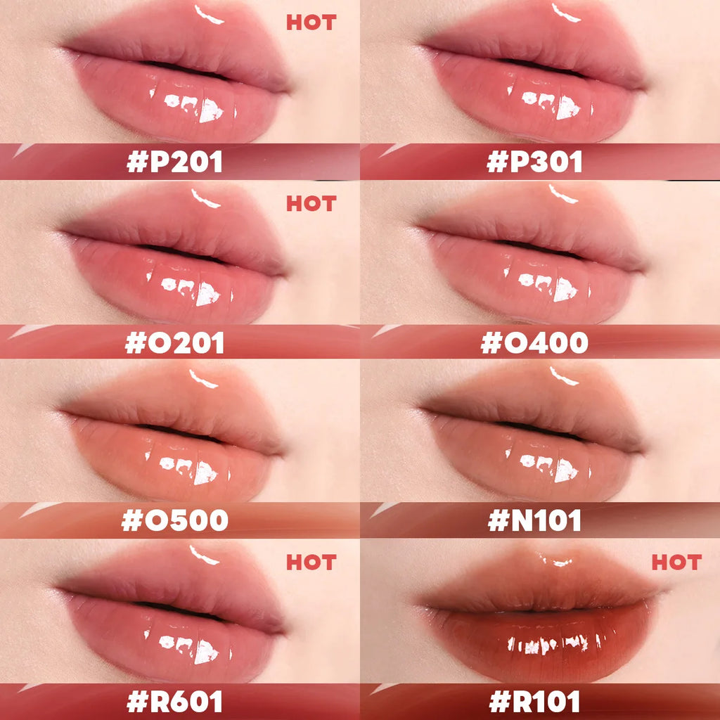 Glitter Lip Gloss Oil Plumper | Tinted Moisturizing Lipstick Tinted Lip Gloss Oil QXL