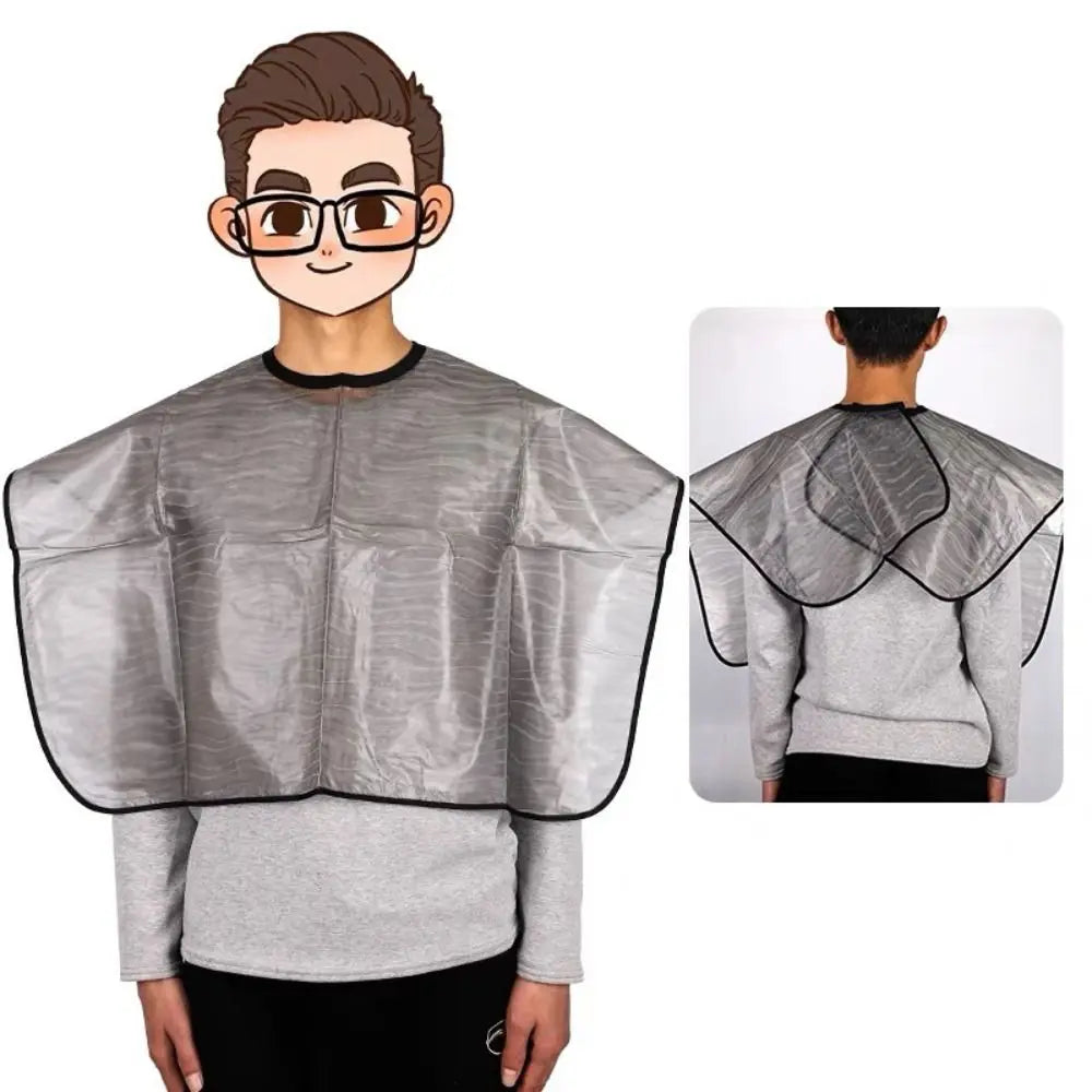 Waterproof PVC Hair Salon Cape | Adjustable Hairdressing Shawl Hairdressing Cape QXL