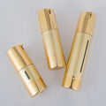 Airless Pump Bottles 15/30/50ml | Refillable Cosmetic Travel Airless Pump Bottle QXL 30ml Gold