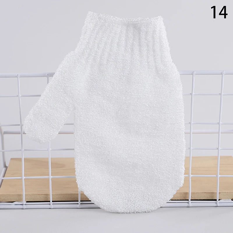Exfoliating Bath Gloves | Nylon Shower Scrubber & Massager Exfoliating Bath Gloves QXL 14