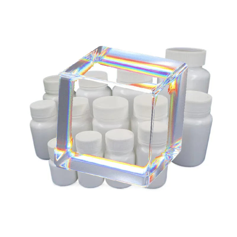 10-Pack HDPE Plastic Pill Bottles | Leak-Proof Lids 15ml–100ml Pill Storage Bottles QXL