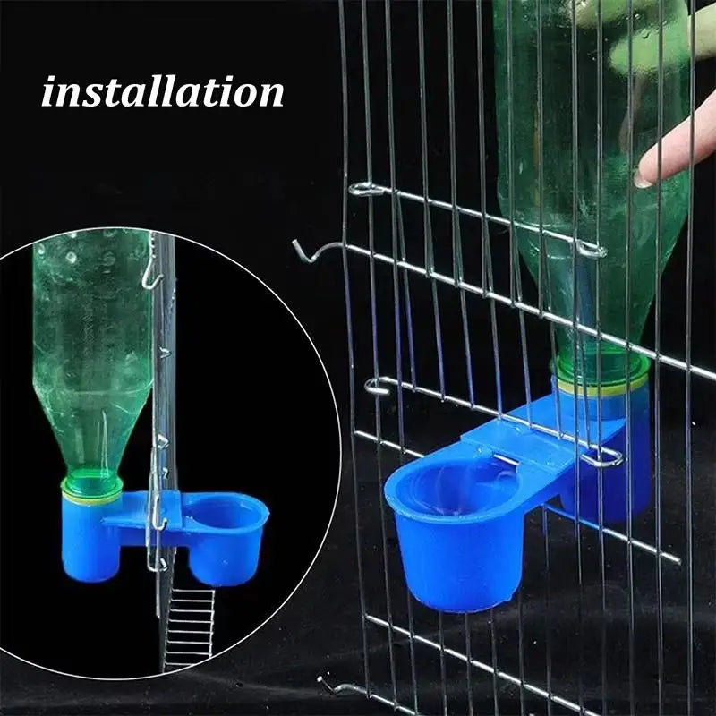 3-Pack Automatic Bird Drinker Cups for Chicken, Quail & Pigeon Bird Drinker Cups QXL