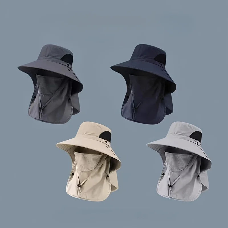 Unisex Outdoor Fisherman Hat | Sun Protection Knit Cap Sun Protection Hat QXL