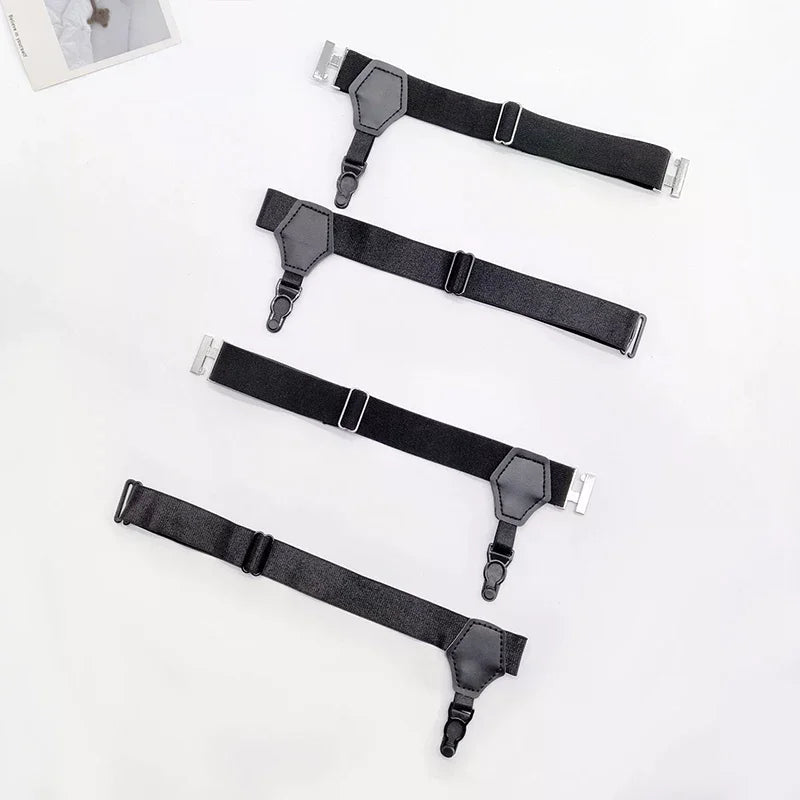 Adjustable Sock Garter Belt | Metal Clip Stocking Suspender Sock Garter Belt QXL
