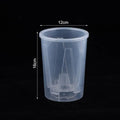 Transparent Self-Watering Double Layer Planter Pot | Drainage Self-Watering Planter QXL 12CM