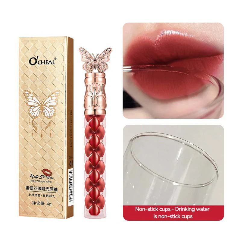 OCHEAL Matte Lip Gloss | High-Shine Glass Effect, Non-Sticky Matte Lip Gloss QXL