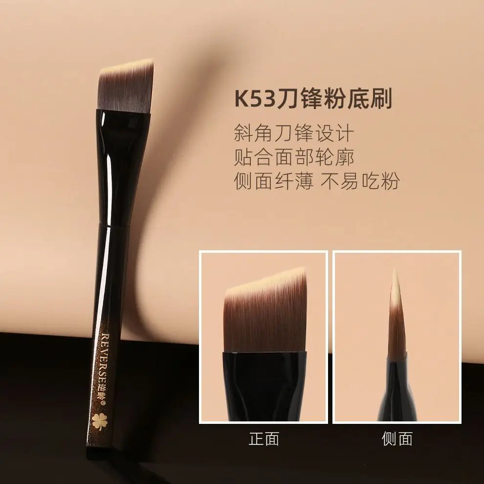 K53 Blade Foundation Brush | Even Blend, No Caking Foundation Brush QXL K53 Blade Foundation