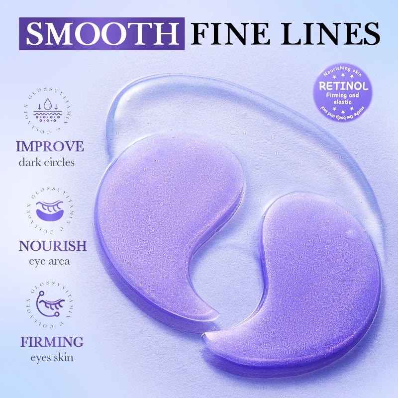BIOAQUA Retinol Collagen Eye Masks 80pcs | Moisturizing Patches Eye Mask Patches QXL
