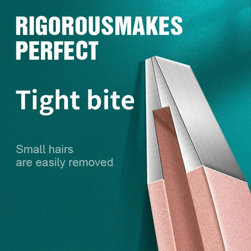 4-Piece Stainless Steel Eyebrow Tweezer Set | Precision Tool Eyebrow Tweezer Set QXL