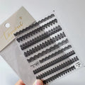 5D Kawaii Lace Nail Art Stickers | Japanese Black & White Decals Nail Art Stickers QXL 1pcs to704H