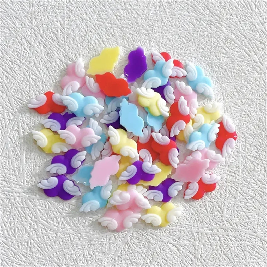 20-Pack Luminous Kawaii 3D Resin Nail Art Charms | DIY Manicure Nail Art Charms QXL