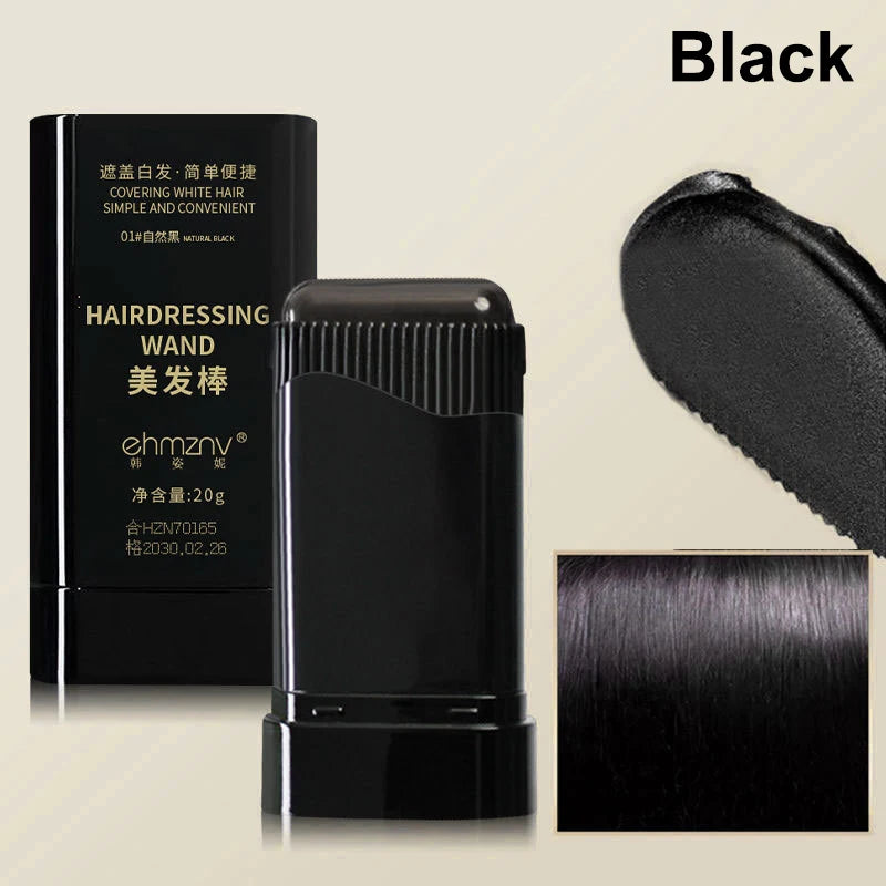 Hair Color Stick – Instant Gray & White Hair Coverage Hair Color Stick QXL Black