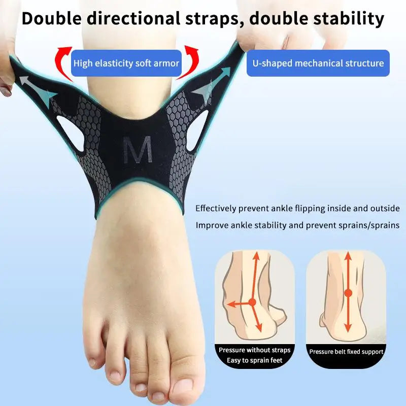 Breathable Ankle Sleeve Brace | Running, Hiking & Sports Support Ankle Support Sleeve QXL