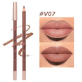 8-Color 3D Peel-Off Lip Liner | Waterproof & Long-Lasting Lip Liner Pencil QXL light yellow