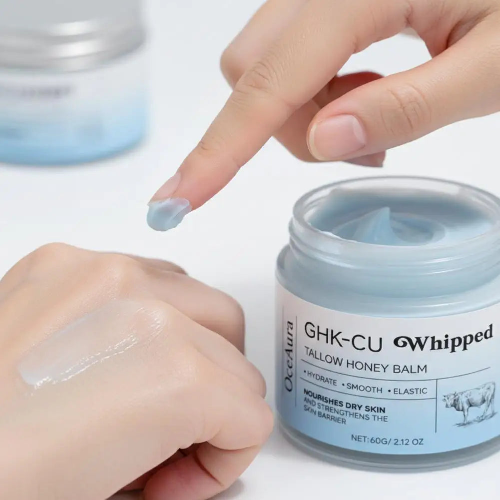 OCEAURA GHK-CU Whipped Tallow Honey Balm 60g | Skin Moisturizer Skin Moisturizer Balm QXL