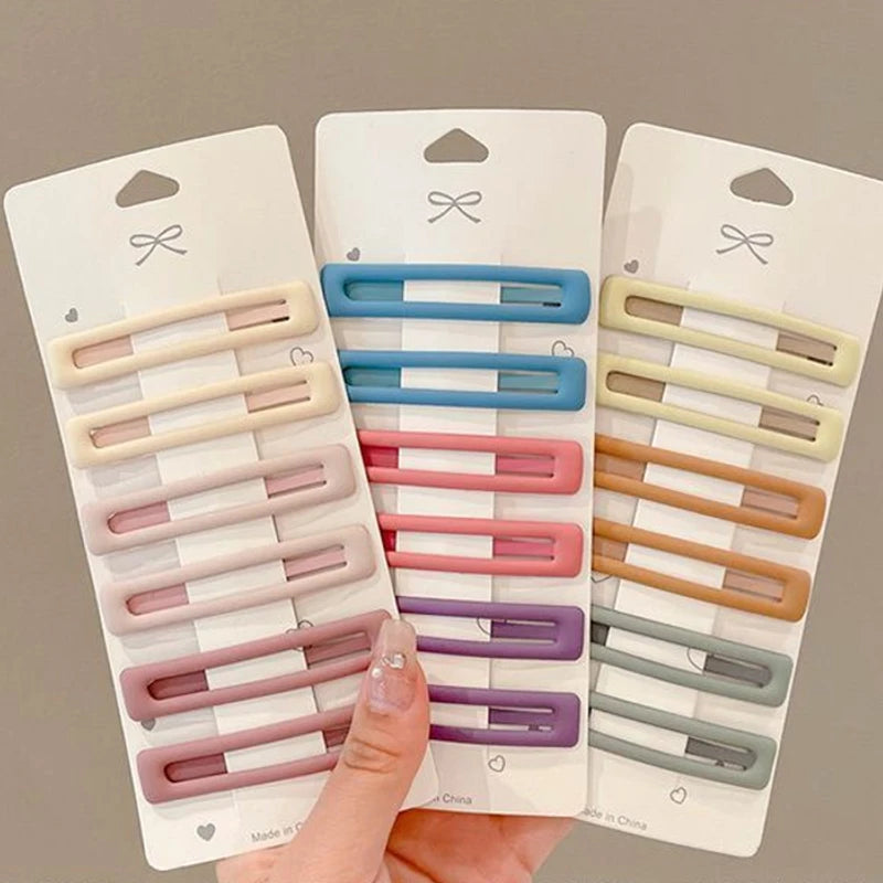 6-Pack Morandi BB Hair Side Clips for Women & Girls Hair Side Clips QXL