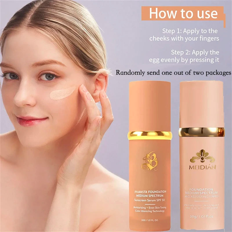 4-in-1 Color Adapting Foundation SPF 50 | Matte & Hydrating Liquid Foundation QXL