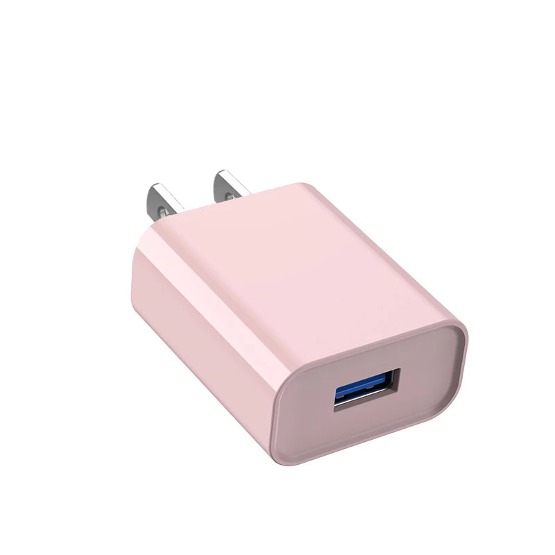 Quick Charge 3.0 USB Wall Charger | EU & US Travel Adapter USB Wall Charger QXL US Pink