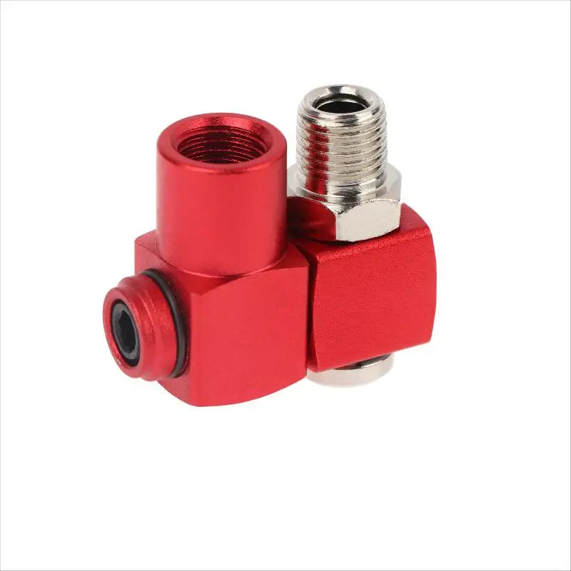 360° Swivel Air Connector 1/4 NPT Aluminum Pneumatic Fitting Pneumatic Swivel Fitting QXL