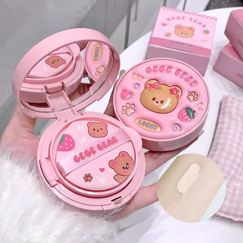 Gegebear Clear Nude Cushion Cream | Hydrating Foundation Cushion Foundation QXL