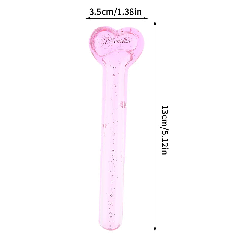 Heart-Shaped Ice Globe Face Roller | Cooling Facial Massager Ice Globe Face Roller QXL one size