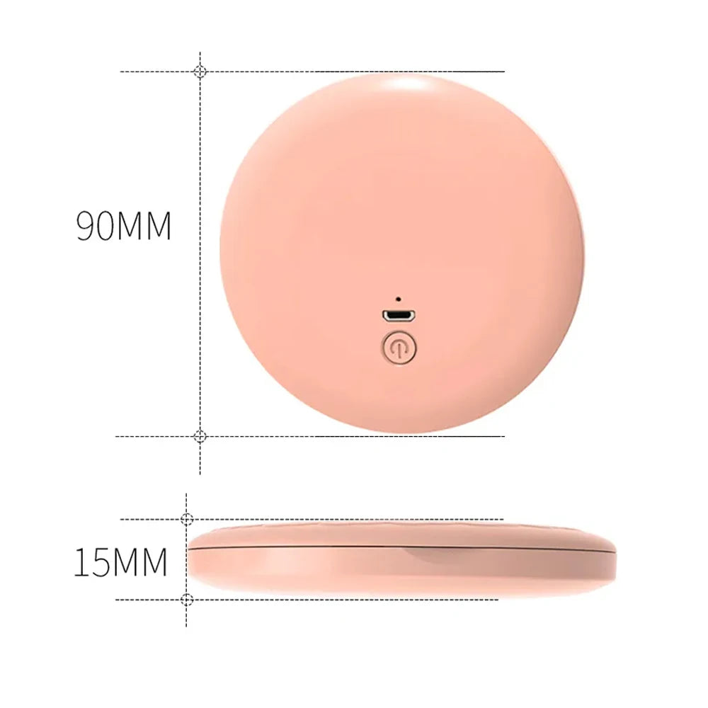 Pocket LED Makeup Mirror | Portable 2X Magnifying Compact Lighted Makeup Mirror QXL