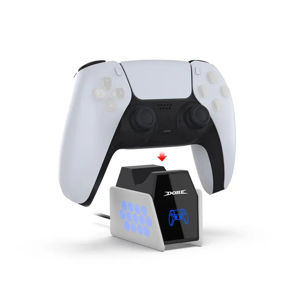PS5 Controller Charging Dock Station with RGB Lights Controller Charging Dock QXL
