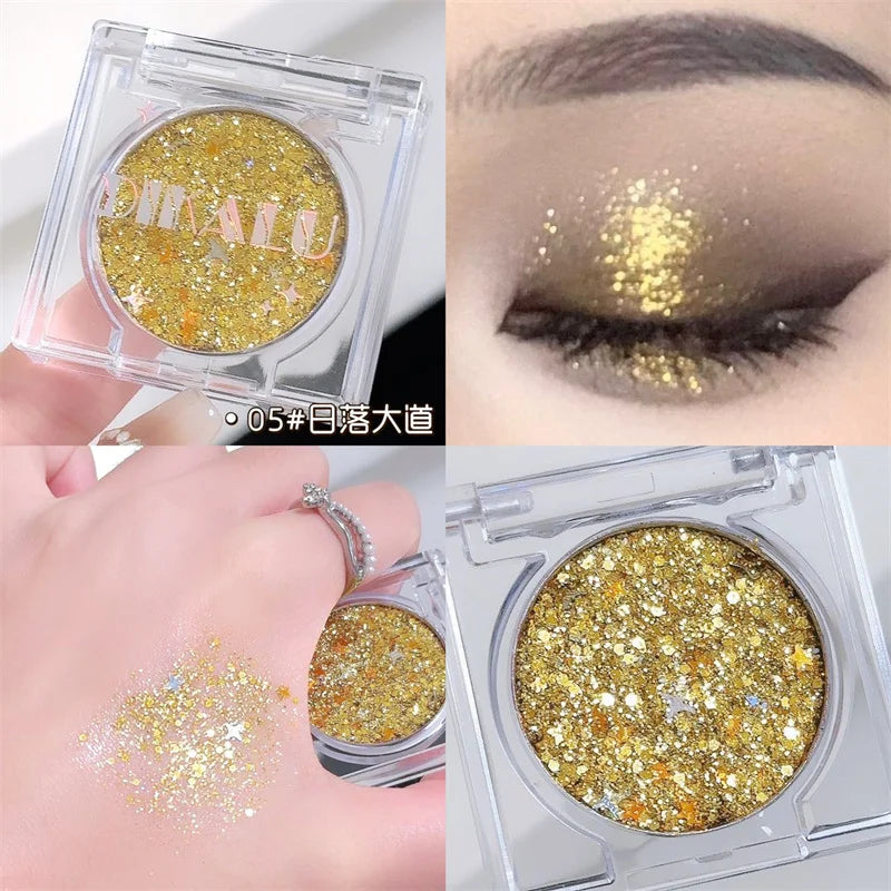 Single-Color Eyeshadow | Matte, Shimmer & Highlighter Palette Eyeshadow Palette QXL 05