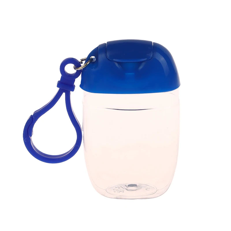 30ml Refillable Travel Bottle with Hook | Mini Portable Dispenser Travel Refill Bottle QXL Blue