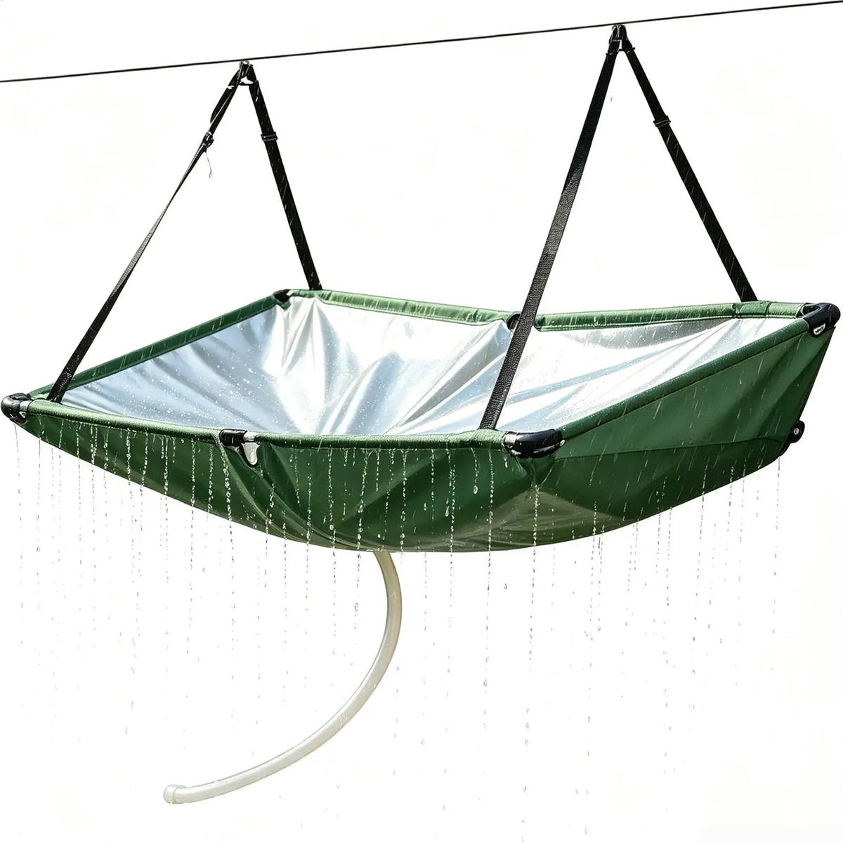 Rain Catcher with Hose & Filter | Garden Rainwater Harvester Rainwater Harvester QXL