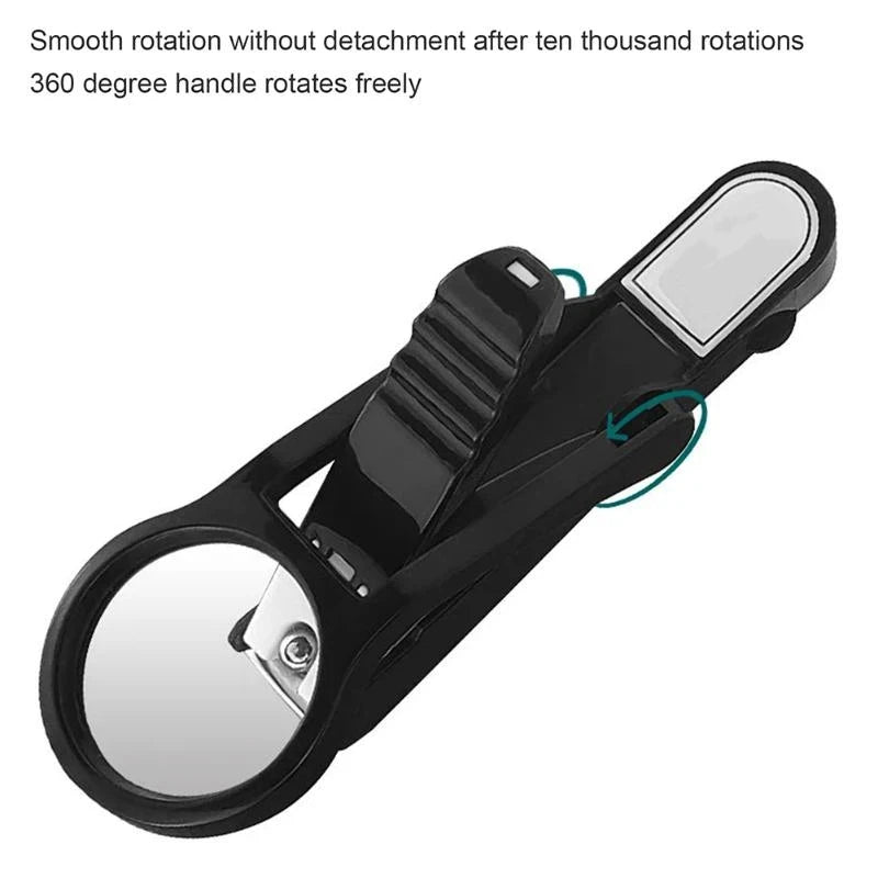 Magnifying Nail Clipper for Seniors | 3x Lens, Non-Slip Grip Magnifying Nail Clipper QXL