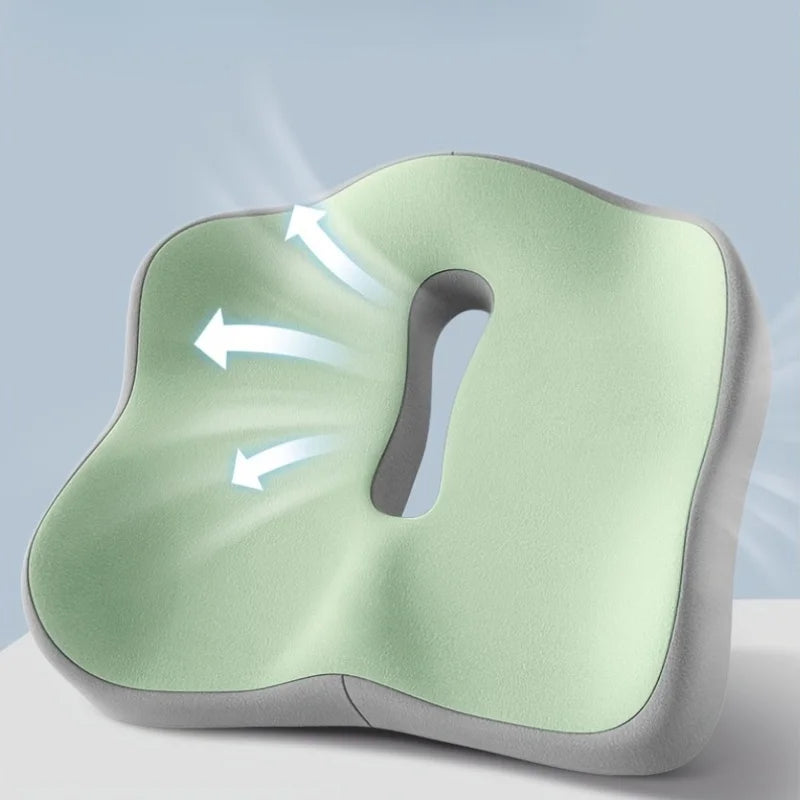 3D Memory Foam Seat Cushion | Office Chair, Car & Wheelchair Memory Foam Seat Cushion QXL