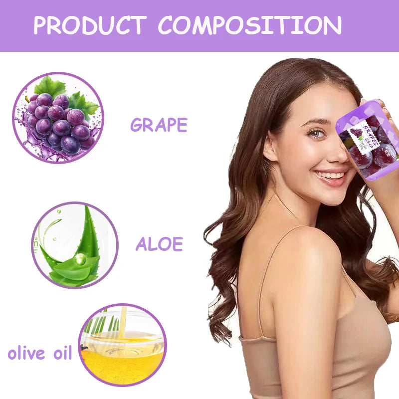 Grape Jelly Soap – Cleansing, Moisturizing Body Bar Body Cleansing Soap QXL