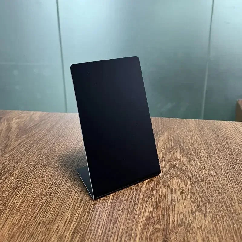 NFC Google Review Table Sign | Programmable Counter Display NFC Display Sign QXL Black-E