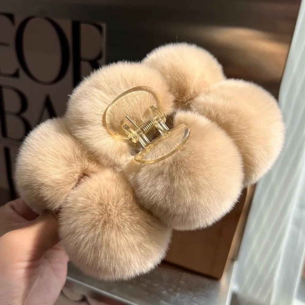 Multifunctional Plush Claw Hair Clip | High-End Styling Accessory Claw Hair Clip QXL