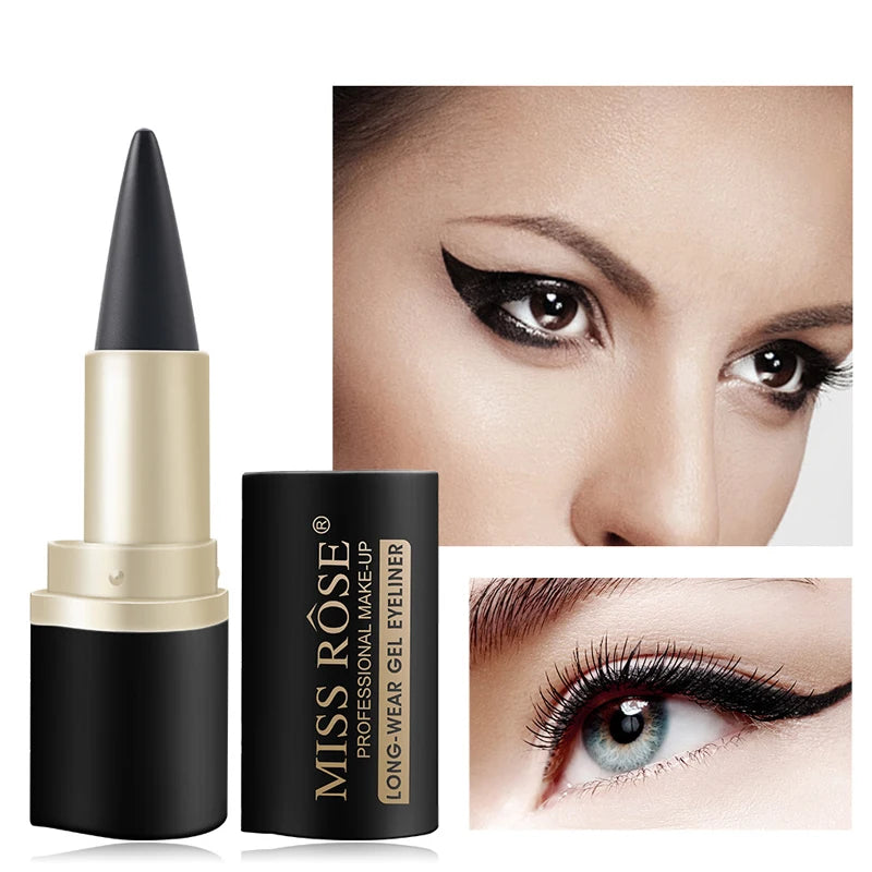 Waterproof Matte Eyeliner Pen | Long-Lasting Black Liner Eyeliner Pen QXL