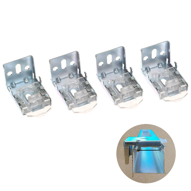 4-Pack 25mm Venetian Blind Ceiling & Wall Mount Brackets Blind Mounting Brackets QXL