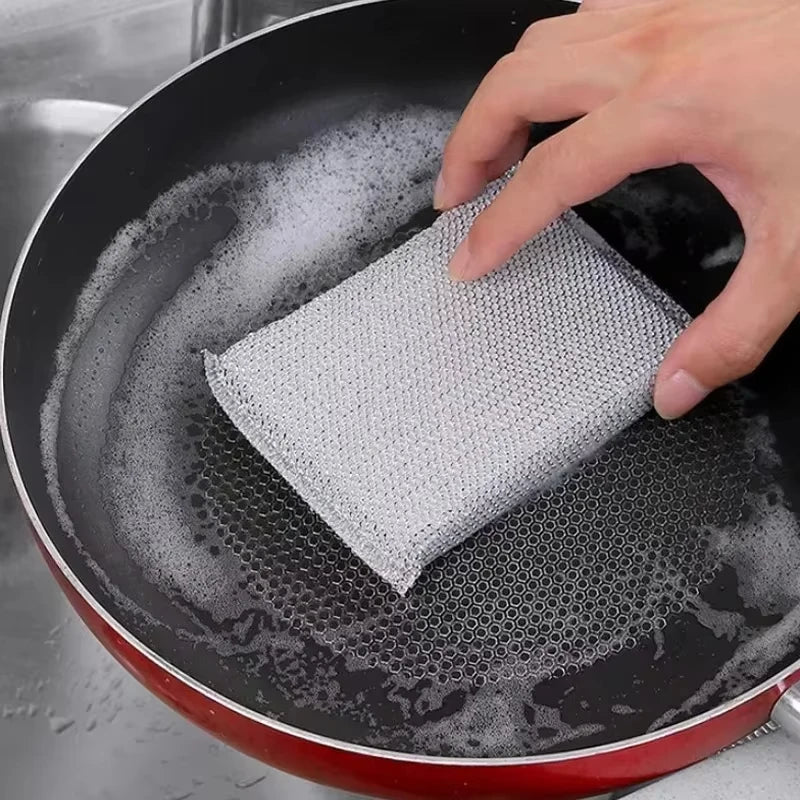 Scratch-Free Kitchen Dishwashing Sponge Wipes | 4/8-Pack Dishwashing Sponge QXL