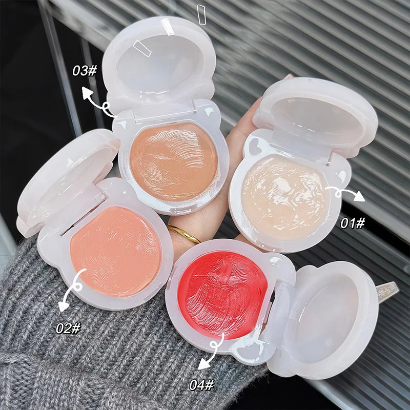 QIBEST Hydrating Cream Blush Palette | Cheek Tint & Highlighter Cream Blush Palette QXL