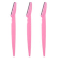 VVOCCI Eyebrow Trimmer Blades Set 3/10 Pcs | Face Shaver Eyebrow Trimmer QXL 3pcs Pink