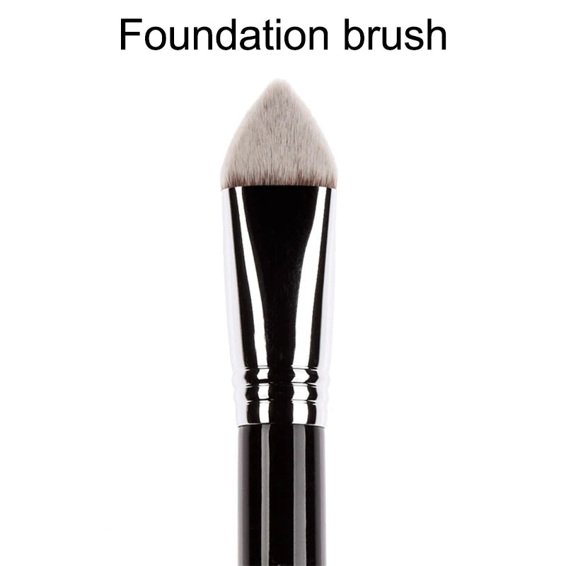 Large Angled Kabuki Foundation Brush | Vegan Synthetic Kabuki Foundation Brush QXL