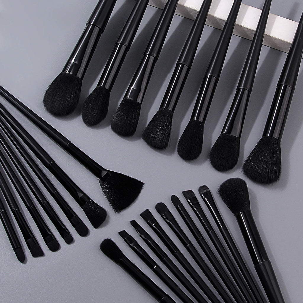 KOSSHOW 23-Pc Professional Black Makeup Brush Set Makeup Brush Set QXL