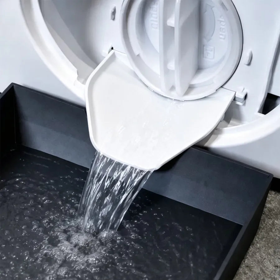 Washing Machine Drain Tray & Funnel | Anti-Leak Overflow Pan Washer Drain Tray QXL