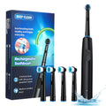 Smart Rotating Electric Toothbrush | 5 Modes, 4 Heads & Timer Electric Toothbrush QXL black